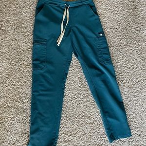 Caribbean Blue Yola Skinny Scrubs Pants Petite XS